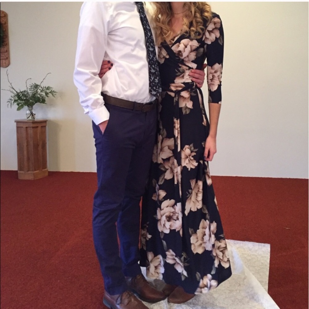 Long sleeve maxi dress!